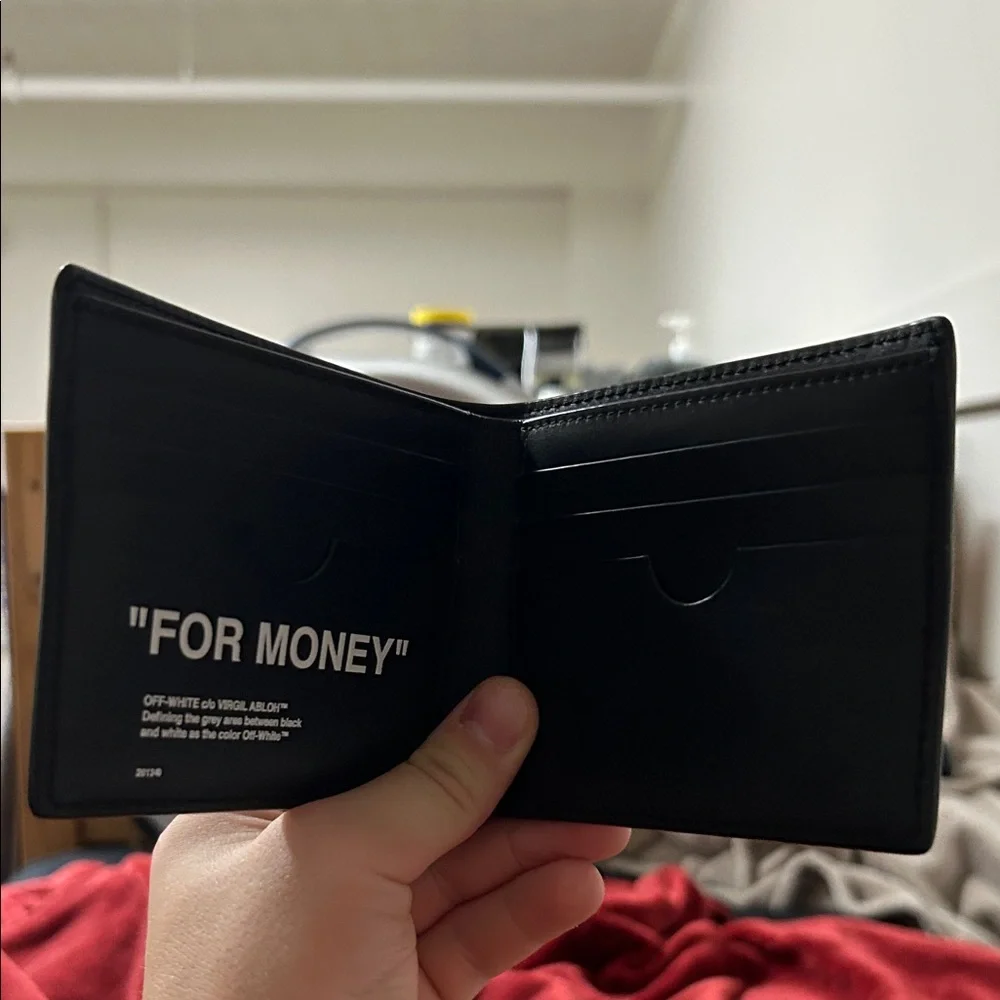 Off-White Black Money Clip Wallet